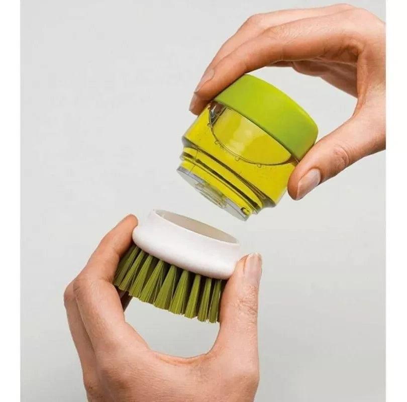 Cepillo Dispensador Jabón Loza + Soporte - CONDEL